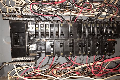 outdated electrical panel maintenance